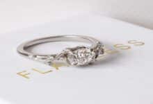 3 Carat Diamond Ring on Finger