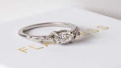 3 Carat Diamond Ring on Finger